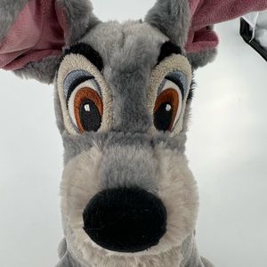 Disney Store Lady and The Tramp Jack 16” Large Plush Stuffed Dog